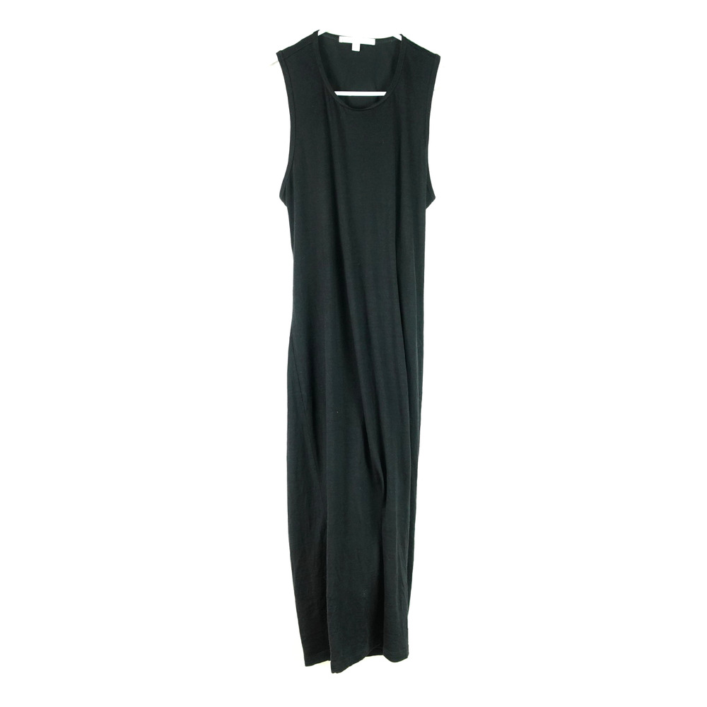Epoque Evolution Dress Women SZ M Wool Sleeveless Maxi Cut Out Back Lined Casual